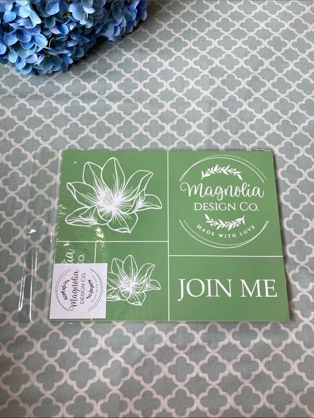 Magnolia Design Co Logo Silkscreen Transfer NEW